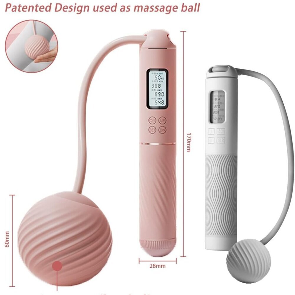 Cordless Jump Rope With Counter - Ropeless Jump R… - image 2